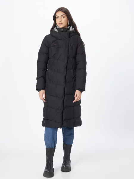 Ragwear Palton de iarnă PAVLA negru