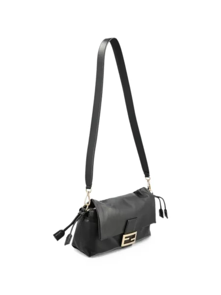 Geantă tip baghetă Fendi din piele negru