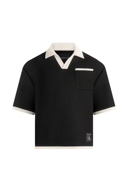 Tricou polo Manière De Voir negru