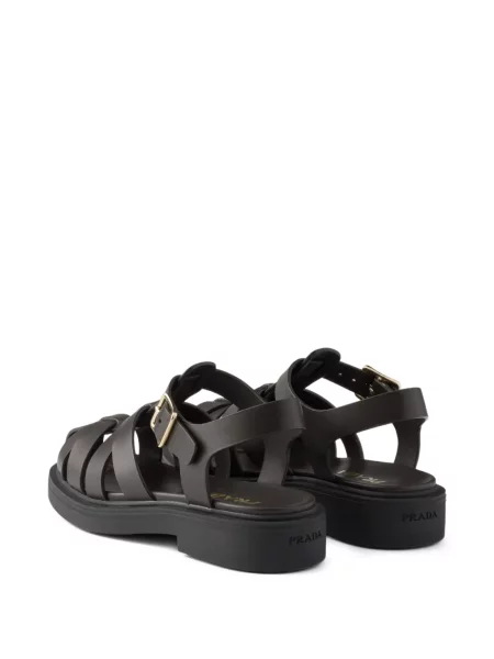 Sandale Prada din piele maro