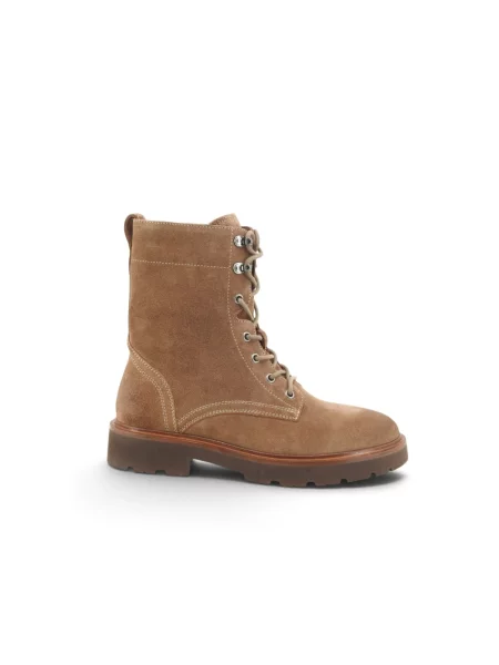 Buty do kostki Geox skórzane brązowe