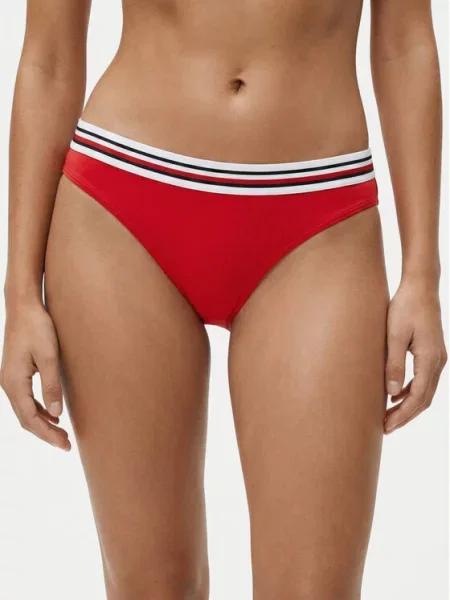 Tommy Hilfiger Dół od bikini czerwony