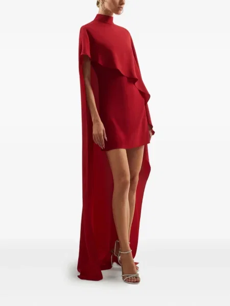 Rochie mini Taller Marmo de costum roșu