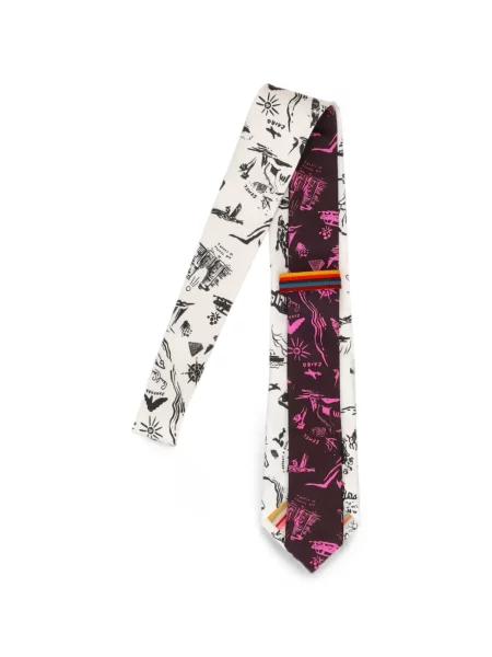 Cravată Paul Smith cu imagine