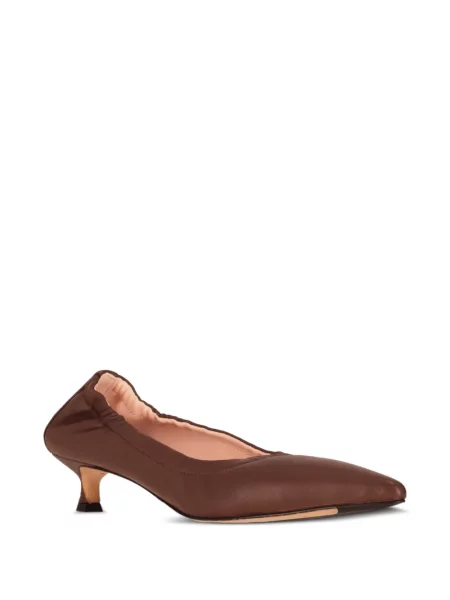 Pantofi cu toc La Rose din piele roz