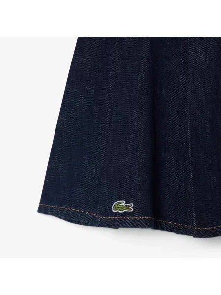 Джинсова спідниця Lacoste синя