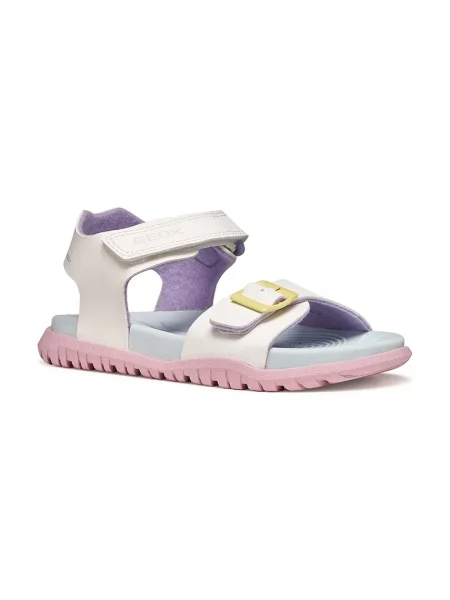 Geox sandály SANDAL FUSBETTO bílé