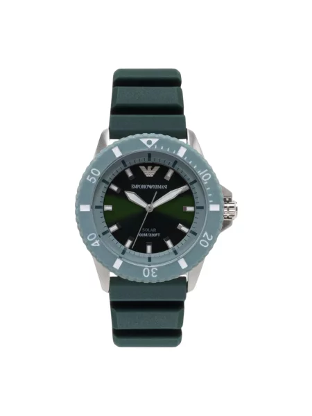 Emporio Armani zegarek sportowy World Explorer zielony