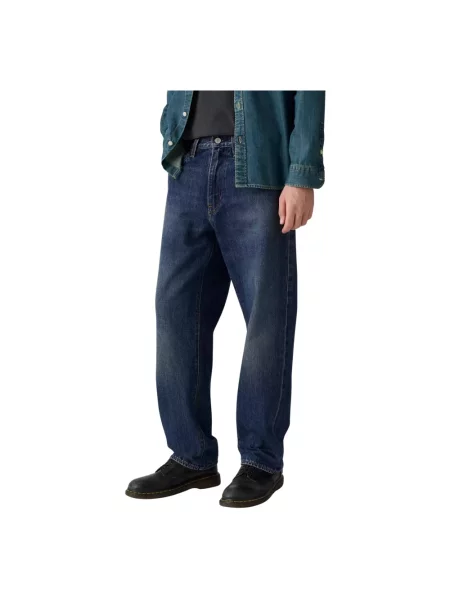 Jeansy straight leg Levi's niebieskie
