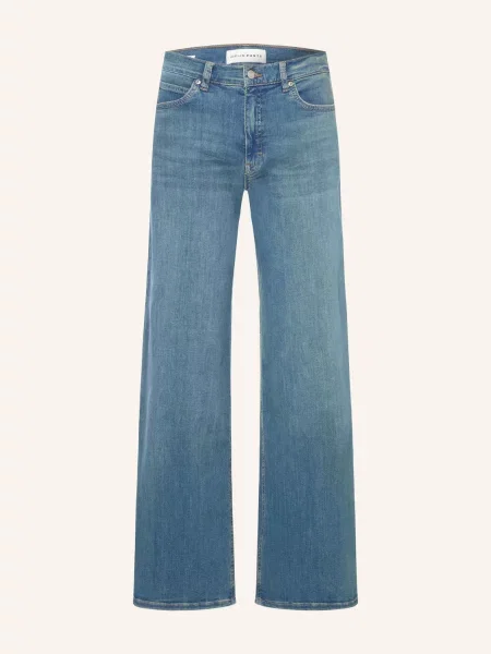 Opus Pants Široké Džíny Meni Star dark blue modré