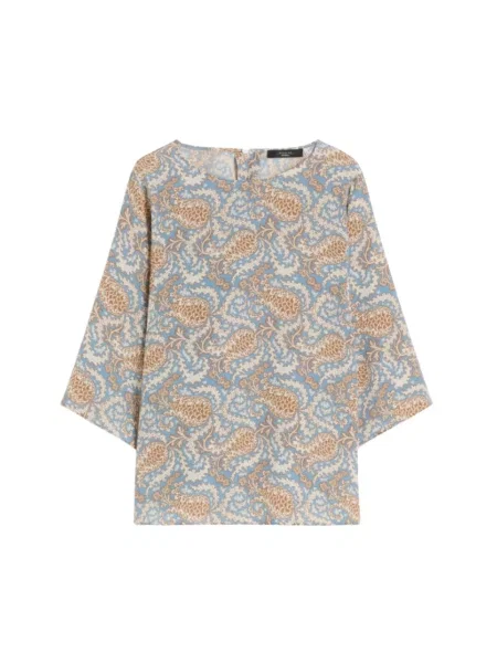 Bluzka Weekend Max Mara niebieska