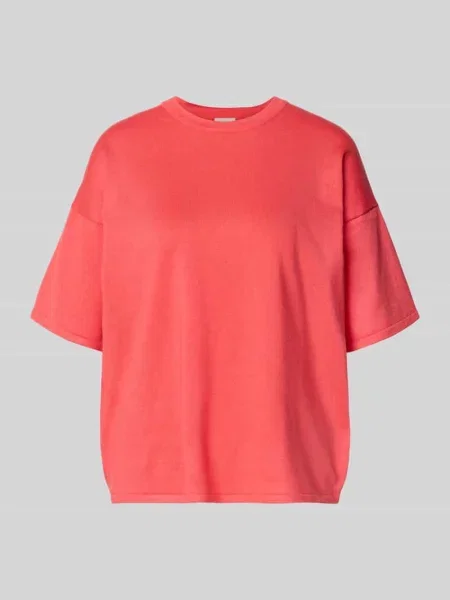 Bluzka o kroju relaxed fit z mieszanki model ‘LULS’ Ichi różowa