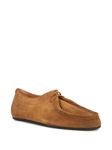 Fűzős szarvasbőr loafer Jil Sander barna