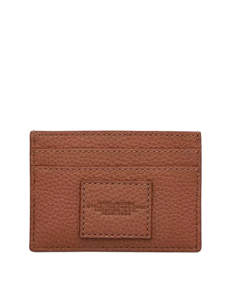 MARC JACOBS etui na karty skórzane THE CARD CASE brązowy
