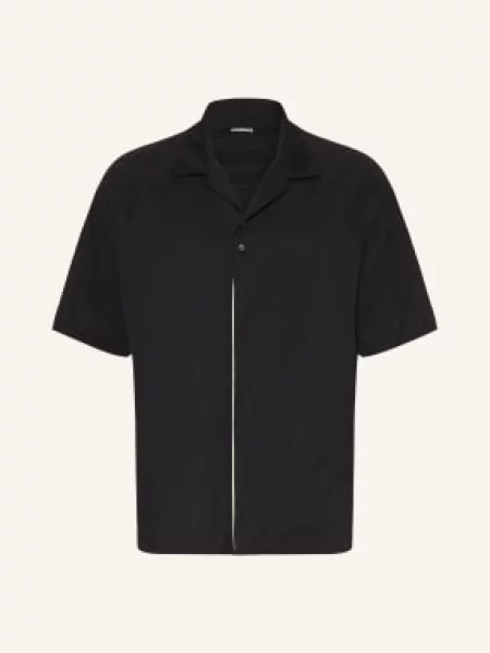 Jacquemus Wzorzysta Koszula La Chemise Jean Atelier Comfort Fit schwarz czarna