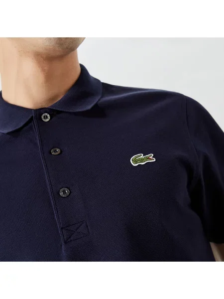 Поло Lacoste синее