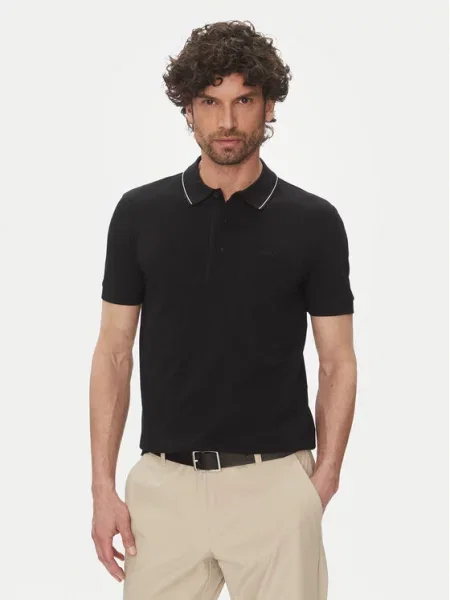 Polo majica BOSS črna