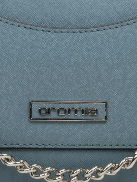 Кожаная сумка Cromia серая
