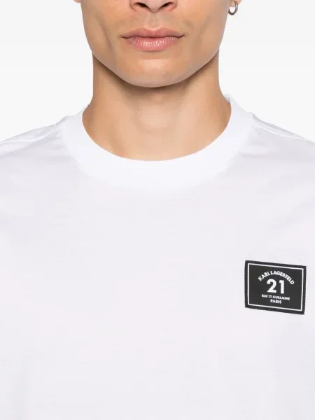 Тениска Karl Lagerfeld бяло