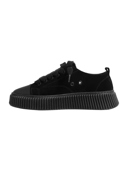 Sneakersy Rhun skórzane czarne