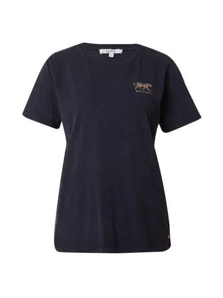 GARCIA Tricou bej / negru / murdar alb