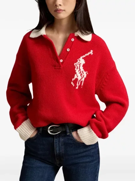Cravată Polo Ralph Lauren de catifea cord de drumeție albastru