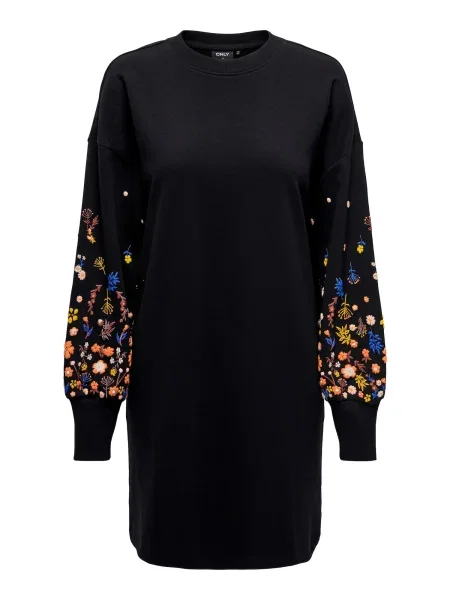 ONLY Rochie BROOKE albastru regal / galben / portocaliu negru