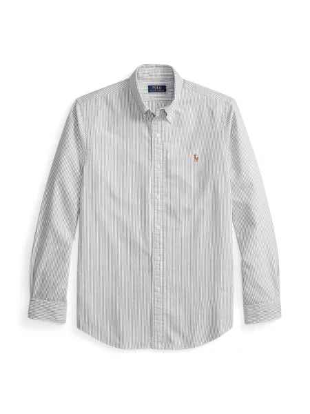 Polo Ralph Lauren Cămașă albastru / maro mokka alb