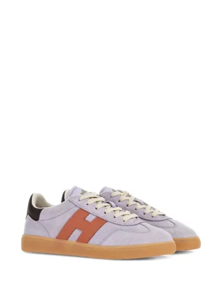Sneakerși Hogan din piele de căprioară violet