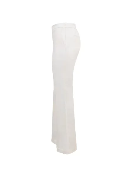Pantaloni Simkhai evazate alb