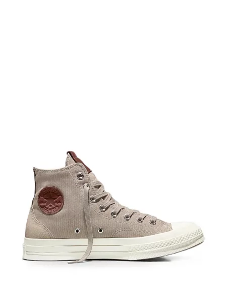 Sneakerși Converse Chuck 70 cu model leopard cu mărgele negru
