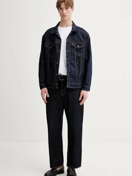 LEVI'S ® Prijelazna jakna Relaxed Trucker Jacket tamno plava
