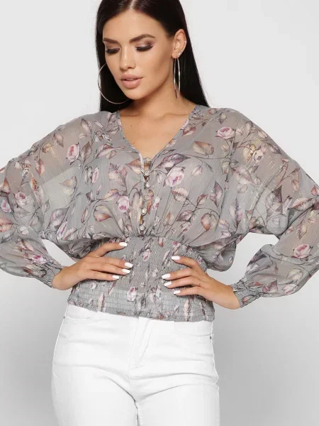 CARICA Блуза сірий