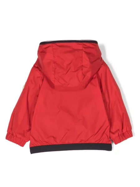 Kurtka dziecięca Moncler Enfant czerwona