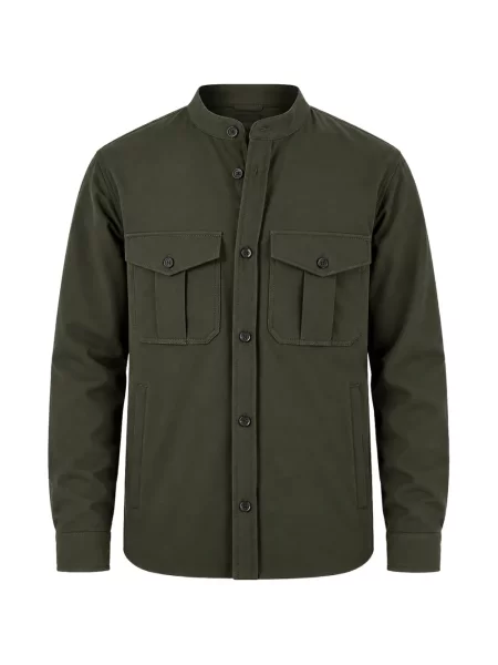 Gulerat geacă cămașă Emporio Armani verde