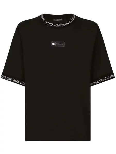 Tricou Dolce & Gabbana cu imagine negru