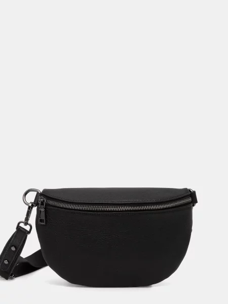 Usnjena opasna torbica Answear.LAB črna