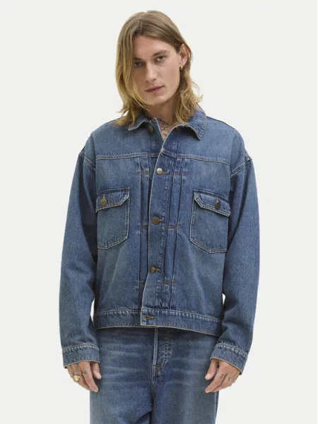 Jack&Jones Džínsová bunda Miles modrá