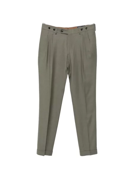 Pantaloni Berwich de lână verde