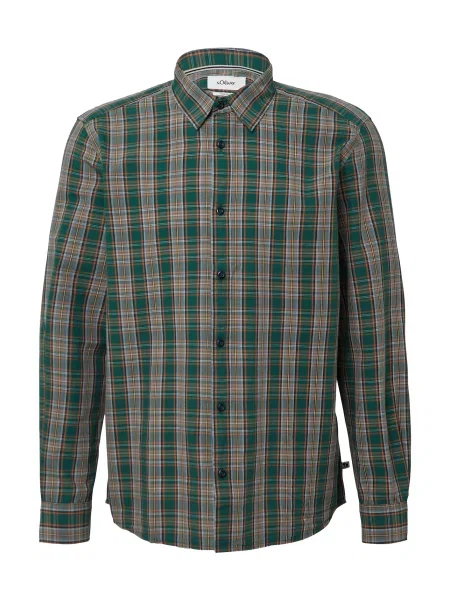 S.Oliver Košile světlemodrá / zelená / oranžová bílá