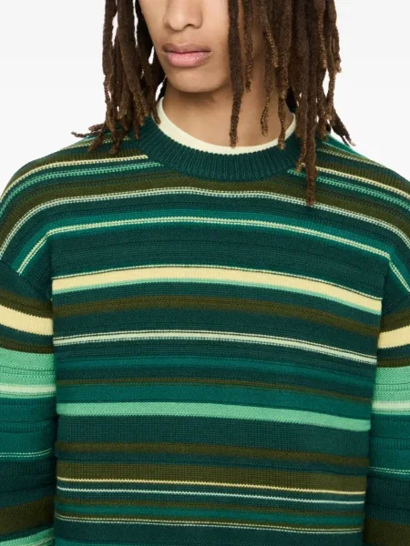 Pulover Jw Anderson de lână cu dungi verde