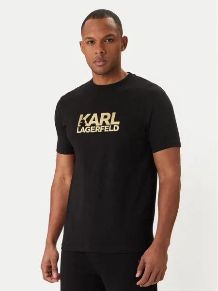 Karl Lagerfeld tričko pánske čierna