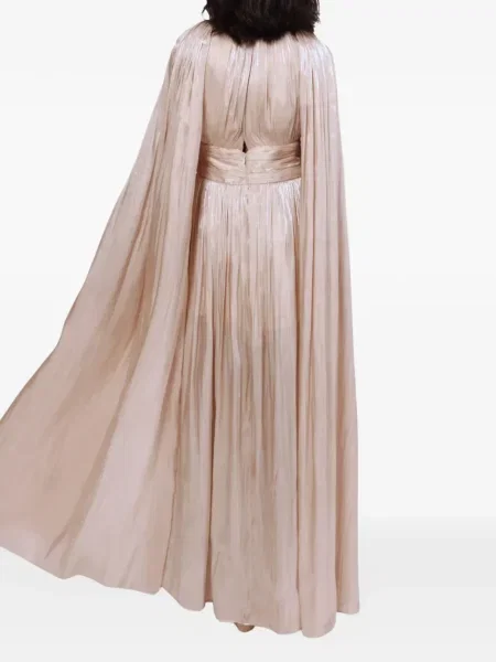 Rochie maxi Baruni cu crăpătură de costum