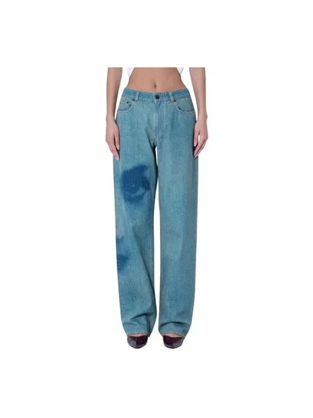 Spodnie Jean Paul Gaultier niebieskie