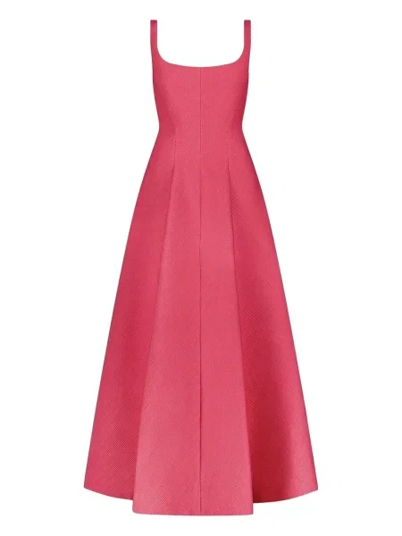 Rochie midi Lela Rose până la genunchi de costum roz
