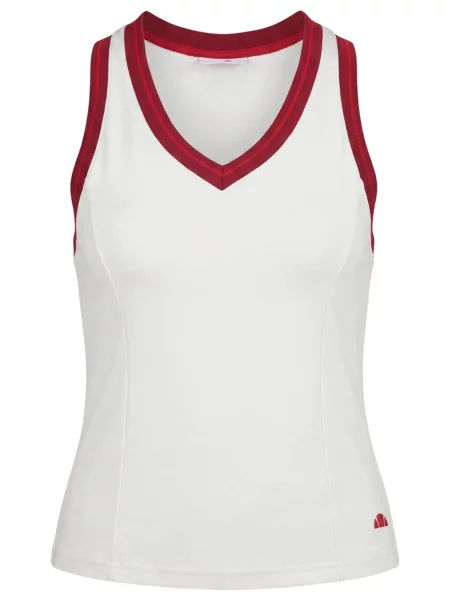ELLESSE Sport top Paro ecru / carmin roșu