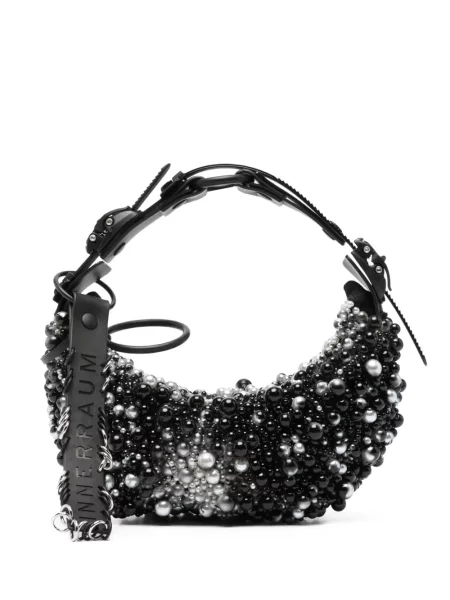 Torebka Innerraum z perełkami czarna