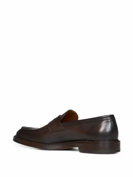Pantofi loafer Doucal's din piele maro