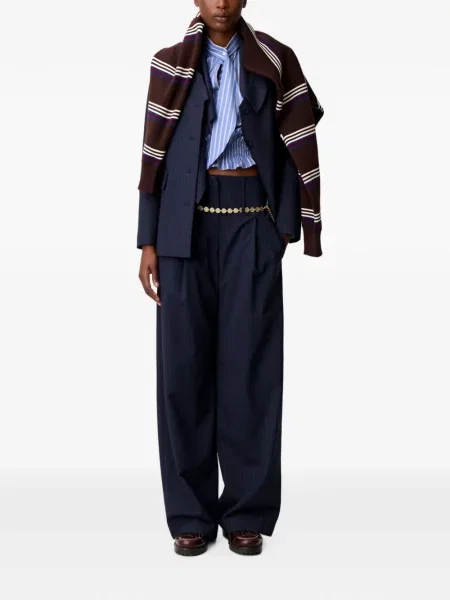 Pantaloni Claudie Pierlot albastru