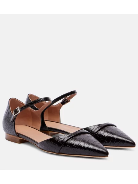 Balerini Malone Souliers din piele negru